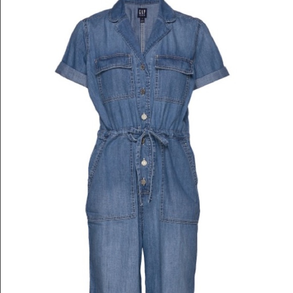 Gap Denim Utility Jumpsuit